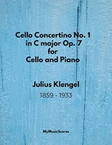 Klengel Cello Concertino No. 1 in C major Op. 7 P.O.D. cover